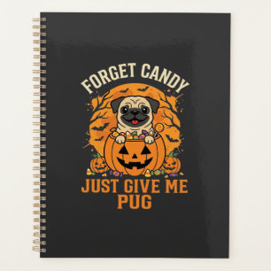 Funny Halloween Pug Candy Design_1 Planner