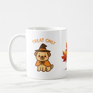 Funny Halloween Pug Witch Coffee Mug