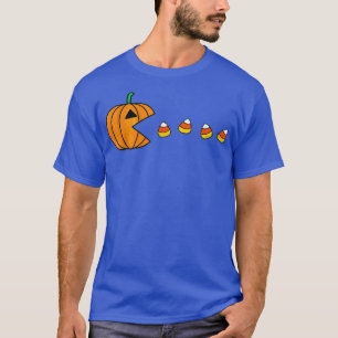 Funny Halloween Pumpkin Eating Candy Corn 177 T-Shirt