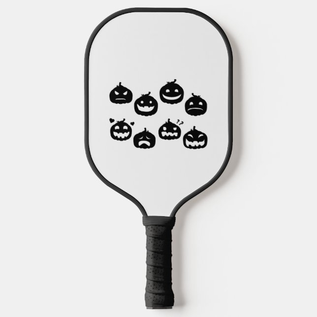 Funny Halloween Pumpkins Halloween Party Halloween Pickleball Paddle (Front)