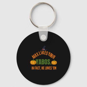 Funny halloween saying keychain