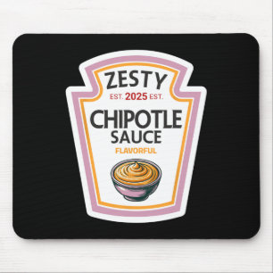 Funny Halloween Shirt 2025 Gift Zesty Chipotle Sau Mouse Pad