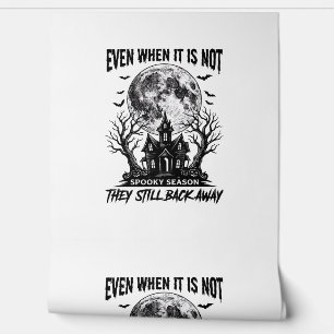 Funny Halloween Shirt Spooky Season Run Away Desig Wallpaper