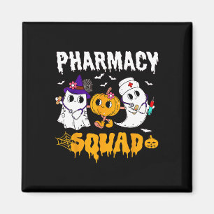 Funny Halloween Shirt Witch Pills Pharmacy Pharmac Magnet