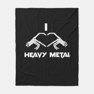 Funny Halloween Skeleton Heart Hands Classic Fleece Blanket