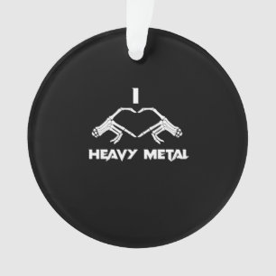 Funny Halloween Skeleton Heart Hands Classic Ornament