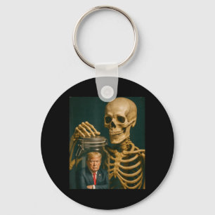 Funny Halloween Skeleton Keychain