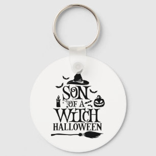 Funny Halloween Son Of A Witch By Keychain