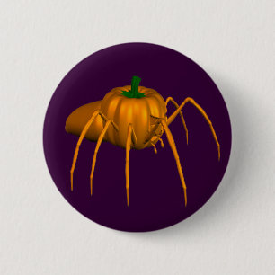Funny Halloween Spider 2 Inch Round Button