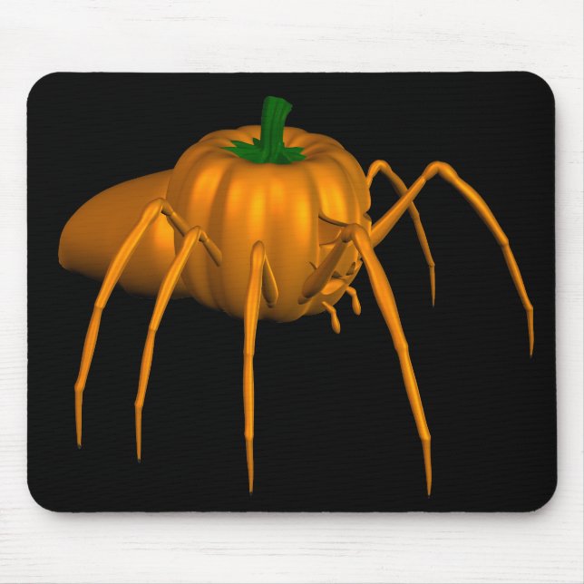 Funny Halloween Spider Mouse Pad (Front)