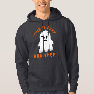 Funny Halloween Spooky Ghost This Is Boo Sheet Hoodie