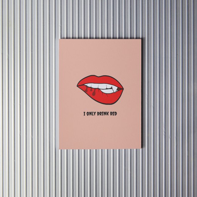 Funny Halloween Spooky Vampire Poster Printable (Creator Uploaded)