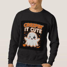 Funny Halloween Sweatshirt v1 Spooky Humour Cozy