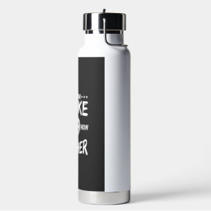 Funny Halloween Teacher Broom Broke Design Water Bottle