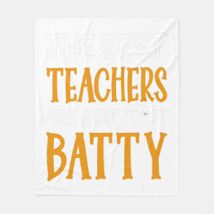 Funny Halloween Teachers The Best Teachers Fleece Blanket