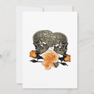 Funny Halloween Till Death Do Us Part Design Holiday Card