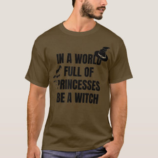 Funny Halloween Trick or Treat DIY Costume Be a Wi T-Shirt