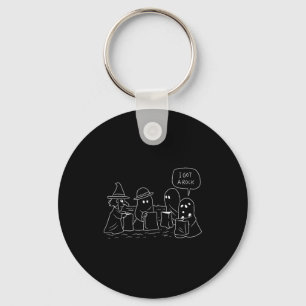 Funny Halloween Trick-or-treating Clic Ghosts Got  Keychain
