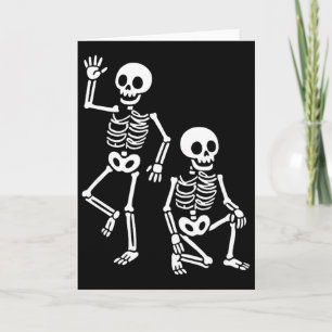 Funny Halloween Trump Skeleton Trump _1  Card