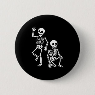 Funny Halloween Trump Skeleton Trump  2 Inch Round Button