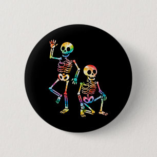 Funny Halloween Trump Skeleton Trump 2 Inch Round Button