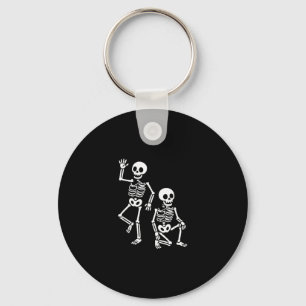 Funny Halloween Trump Skeleton Trump 2 Keychain