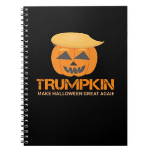 Funny Halloween Trumpkin - Make Halloween Great Ag Notebook