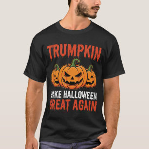 Funny Halloween Trumpkin Pumpkin Parody T-Shirt