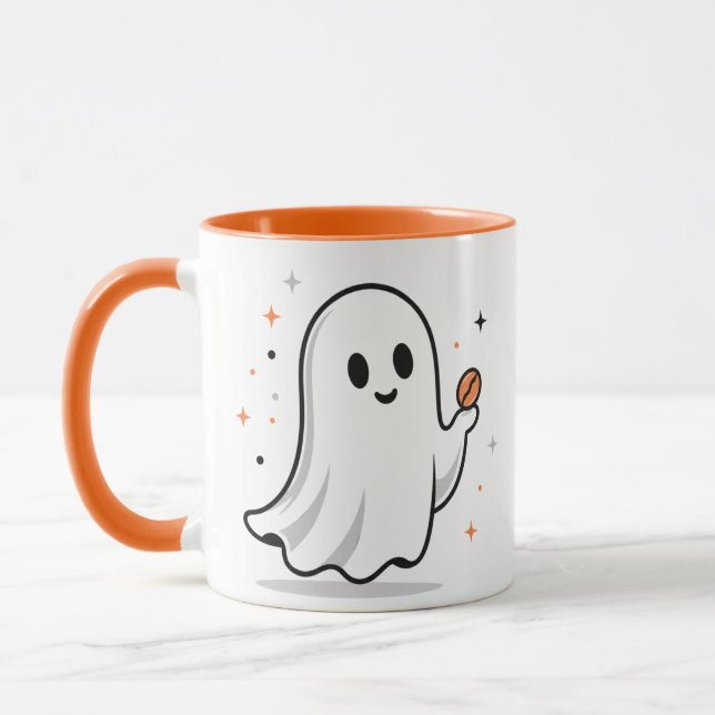 Funny Halloween Typography Coffee Mug (Left)