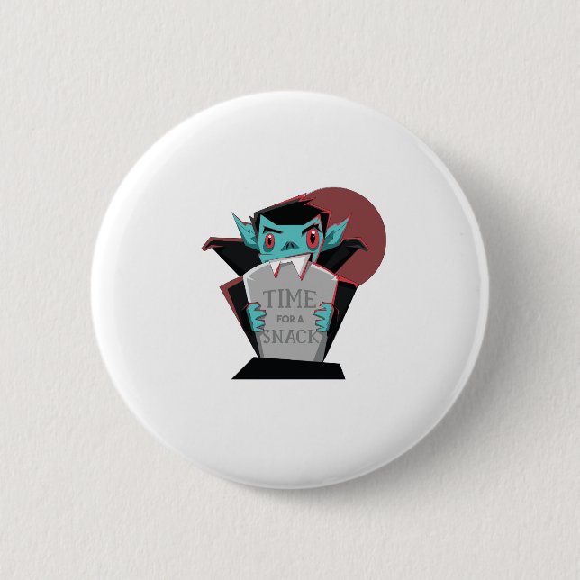 Funny Halloween Vampire Gift For Vampires Lover 2 Inch Round Button (Front)