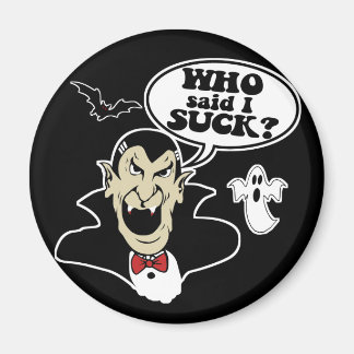 Funny Halloween Vampire Magnet