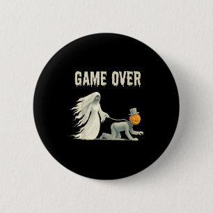 Funny halloween wedding bachelorette party bride 2 inch round button