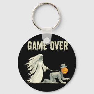 Funny halloween wedding bachelorette party bride keychain