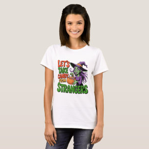 Funny Halloween Witch Candy Trick or Treat Tee