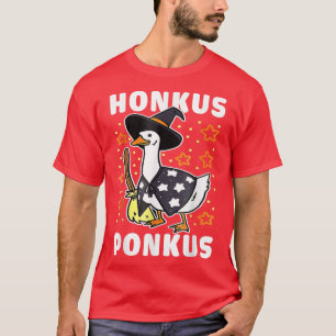 Funny Halloween Witches Duck Cute Honkus Ponkus Gi T-Shirt