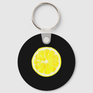 Funny Halloween Yellow Lemon Costume Fruit Costume Keychain