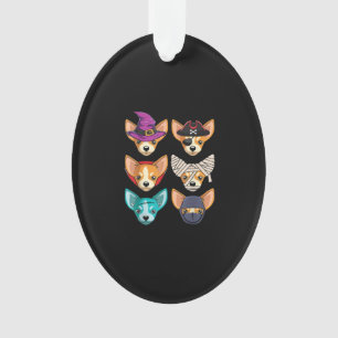 Funny Hallwoeen Chihuahua Dog - Dogs Lover Costume Ornament