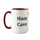 Funny Ham Cave Ham Radio Mug  Customize It!
