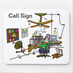 Funny Ham Cave Mousepad  Customize It!