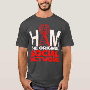 Funny Ham Radio The Original Social Network T-Shirt
