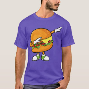 Funny Hamburger Art Men Women Cheeseburger Burger T-Shirt