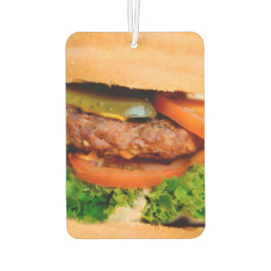 Funny Hamburger Cheeseburger All Over Print Food Car Air Freshener