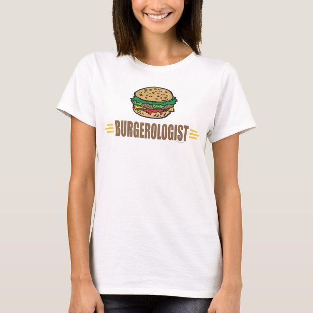 Funny Hamburger T-Shirt (Front)