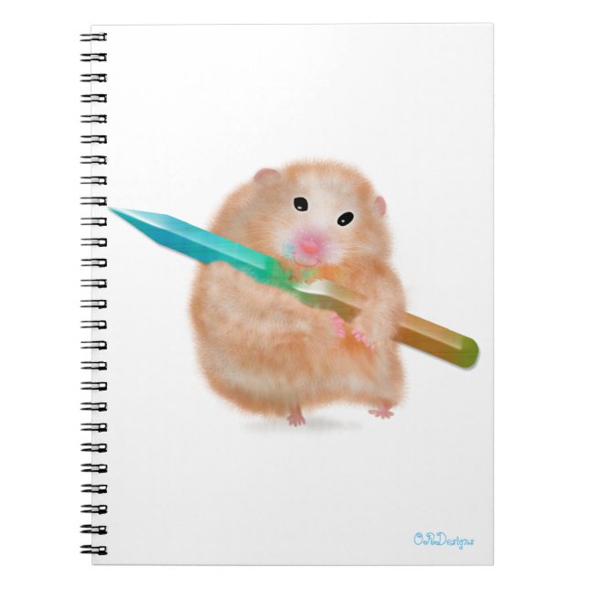 Funny Hamster Notebook (Front)