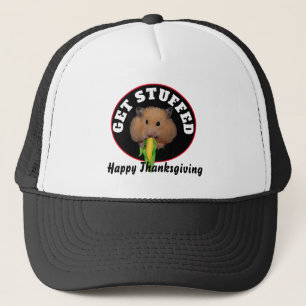 Funny Hamster Thanksgiving  Trucker Hat