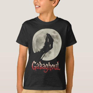 Funny Hand Moon Gabagool Halloween  T-Shirt
