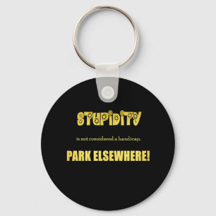 Funny Handicap Parking Joke Keychain