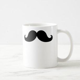 Funny Handlebar Black Moustache Mugs