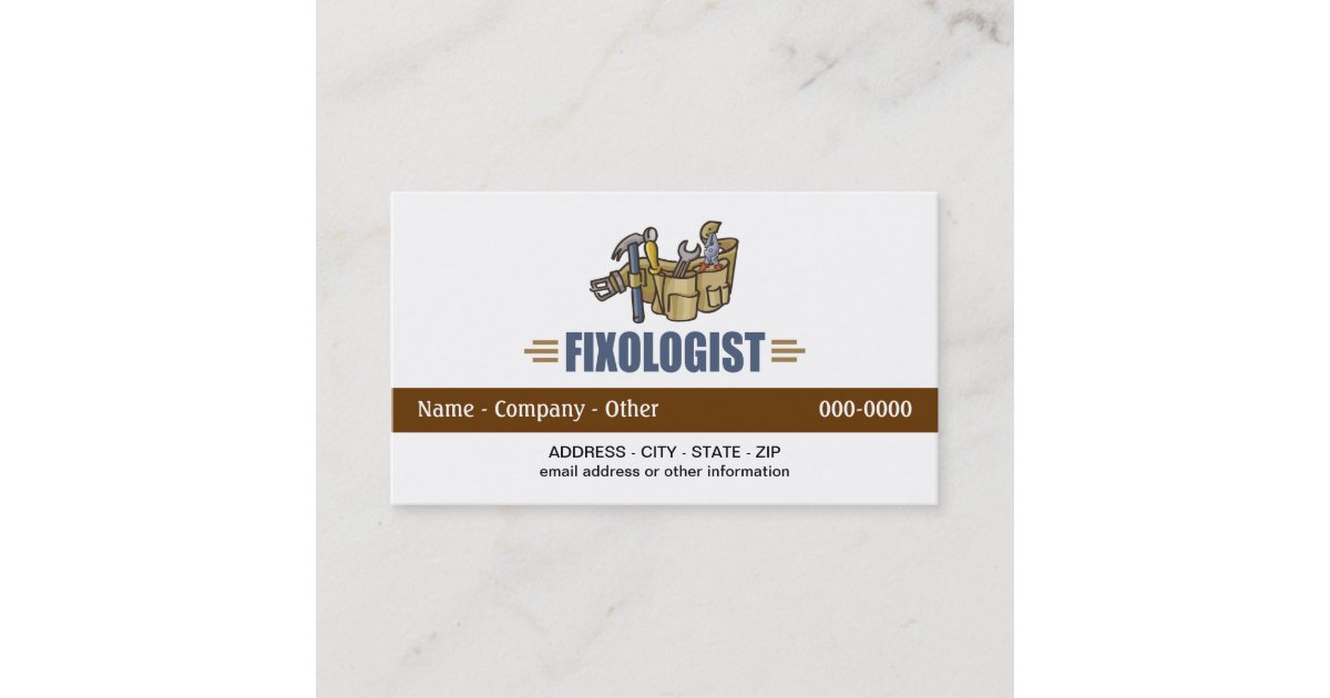 Funny Handyman Business Card Zazzle