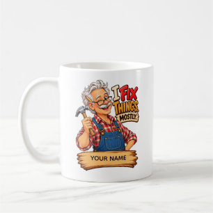 Funny Handyman – Personalized Grandpa Gift Coffee Mug